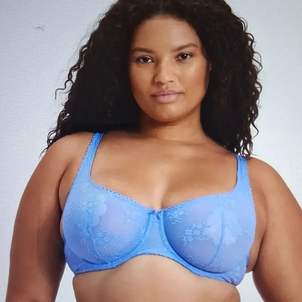 Wild Fable Blue Lace Unlined Underwire Natural Look Bra 38B New With Tags